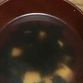 クック3HWKL2☆'s cooksnap of when they made ごま豆腐とアオサ海苔のお吸い物.