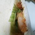 ティラナ's cooksnap of when they made 残りのから揚げdeサンドイッチ☆.