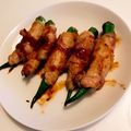 shiirao's cooksnap of when they made オクラの肉巻き。焼き肉のタレで☆.