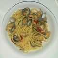 おケロ☆'s cooksnap of when they made ミニトマトとアサリのパスタ.