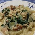 karo55's cooksnap of when they made 鮭の和風クリームパスタ.