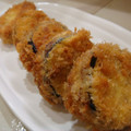 おんかめ's cooksnap of when they made なす丸ごとはさみ揚げ.
