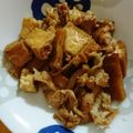 ゆず☆ななみ's cooksnap of when they made 厚揚げ豆腐&豚肉の甘辛煮.