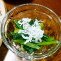 B子chan's cooksnap of when they made 速攻完成！小松菜としらすのお浸し.