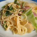 ゆっち－'s cooksnap of when they made 豆乳でキムチクリームスパゲティ.