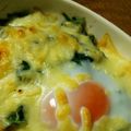 sknstr's cooksnap of when they made トースターで簡単♡ほうれん草のココット.