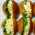 307号室's cooksnap of when they made ロールパンでサンドイッチ.