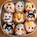 mikariiin's cooksnap of when they made ツムツムいなり寿司☆お弁当☆イベントに！.