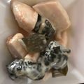 ma___111's cooksnap of when they made 奈良漬とササミの和え物.