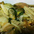 ちぁり's cooksnap of when they made 揚げない☆ナスとオクラの南蛮漬け風.