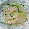 acchiあちこ's cooksnap of when they made 簡単★葛きり酢の物サラダ！★混ぜるだけ♪.