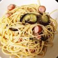 しほとも's cooksnap of when they made 簡単！なすとウィンナー☆めんつゆパスタ.