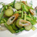 しのばぁたん's cooksnap of when they made ちくわピーマンきゅうりの塩コショー炒め.