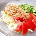 はづき__。's cooksnap of when they made 暑い夏に！簡単 冷たい三色サラダうどん.