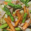 やぁちゃん0420's cooksnap of when they made アスパラとハムのバターソテー＊.
