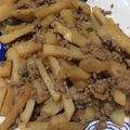 KOEIS's cooksnap of when they made ☆母のジャガイモと挽き肉の炒め煮☆.