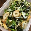 クック6F5381☆'s cooksnap of when they made 竹輪・生わかめ・貝割れ・茗荷の酢の物.