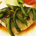 COOKVOC's cooksnap of when they made ＊そら豆といなだのオリーブオイル蒸し＊.