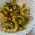 ちびぽてっぷ's cooksnap of when they made ゴーヤのスライスのおかかしょうゆ和え.