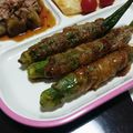 碧きりん's cooksnap of when they made 子供もパクパク♪甘辛オクラの豚肉巻き.