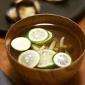 さこしげちー's cooksnap of when they made 夏☆サッパリ！すだち入りすまし汁.