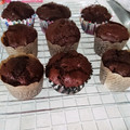 るりいろのそら's cooksnap of when they made 卵なしHMで簡単濃厚チョコマフィン.