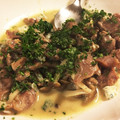 marimakko's cooksnap of when they made 砂肝としいたけのブルーチーズ炒め.