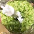 ぷーさん's cooksnap of when they made 離乳食後期☆オクラとなすの和え物.