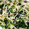 ち（＊´・ω・｀）ろ's cooksnap of when they made にらともやしのウエイパー炒め.