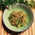 なつき☆ミ's cooksnap of when they made 簡単！えのきときゅうりの蒸し煮.