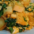 ちーママ77's cooksnap of when they made 厚揚げとニラの卵とじ.