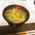 なっち1228's cooksnap of when they made ゴーヤと玉ねぎの味噌汁.