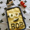 ◆◇Wtiti＊◇◆'s cooksnap of when they made ミニオン オムライス キャラ弁☆.