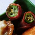 リラクマオ's cooksnap of when they made おくら♪ベーコン巻き.