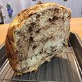 ❤コロン❤'s cooksnap of when they made くるみチョコチップ食パン(HB使用）.