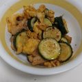 はやかえ3's cooksnap of when they made ズッキーニと鳥もも肉の炒めもん.