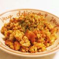 オレンジしょこら's cooksnap of when they made 冷めたカツ☆リメイク☆カツカレー炒飯.