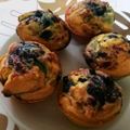 けんけんち's cooksnap of when they made フレッシュブルーベリーの米粉マフィン.