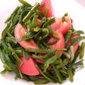 ゆりYO船長's cooksnap of when they made トマトと茎わかめのサラダ.