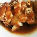 sugarv's cooksnap of when they made 鶏肉 黒酢 照り焼き.