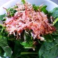 Jyohana's cooksnap of when they made 簡単サラダ！たっぷりほうれん草.