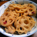 カズmax's cooksnap of when they made 蓮根と鶏肉の甘辛炒め.