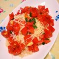 harufusa's cooksnap of when they made 冷製トマトそうめん.