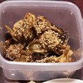 アイコマ's cooksnap of when they made 揚げ鶏肉とごぼうの甘辛煮.