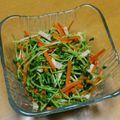 クックRJ7YK2☆'s cooksnap of when they made 豆苗とにんじんのごま酢あえ.