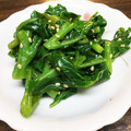 卵せんべい's cooksnap of when they made つるむらさきのナムル.