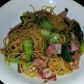 catch000's cooksnap of when they made しめじとベーコンの和風パスタ.