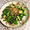 chi−ちゃん's cooksnap of when they made ナスとシシトウの味噌炒め.