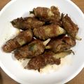 でぐクック's cooksnap of when they made 簡単おつまみ みょうがの豚バラ巻き.