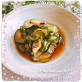 結真は道産子♪'s cooksnap of when they made 胡瓜と茄子の西洋わさびポン酢漬け.